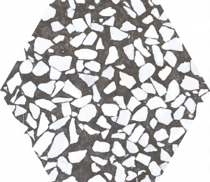 Riazza Hex Nero 23,2 x 26,7