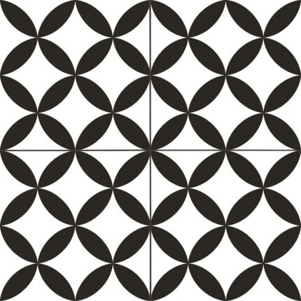 CIRCLE BLACK 45 x 45