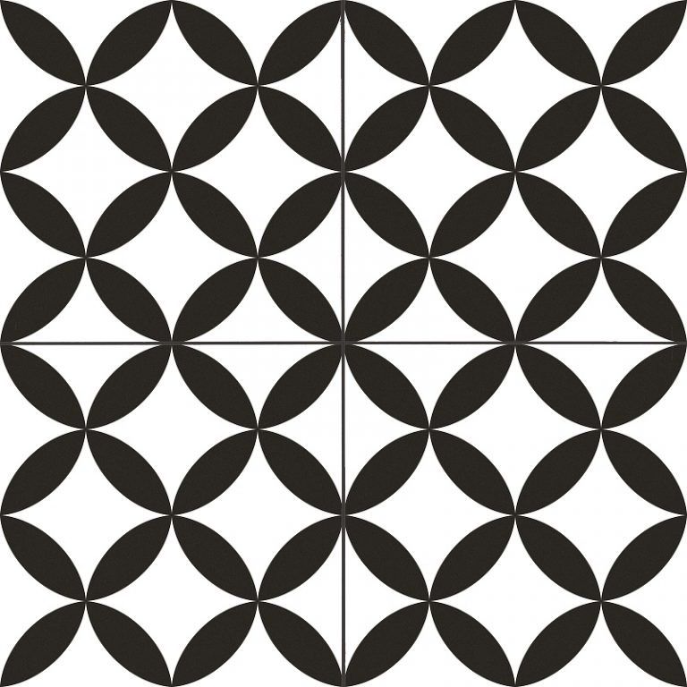 CIRCLE BLACK 45 x 45