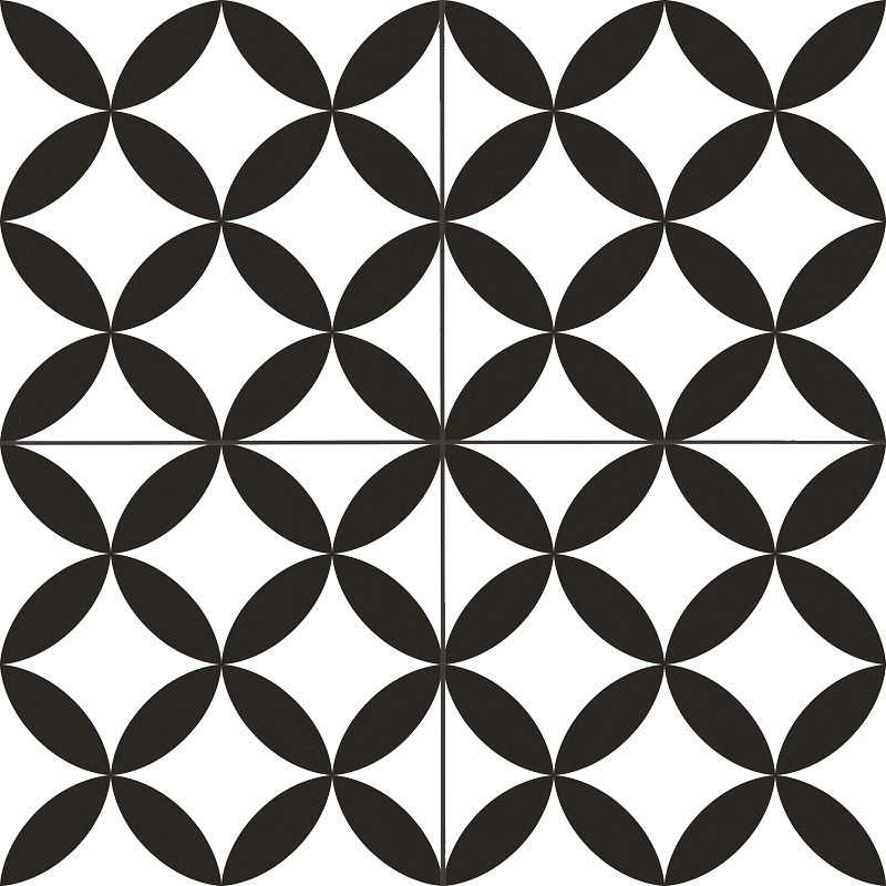 CIRCLE BLACK 45 x 45