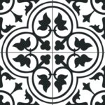 Dover Black 45x45 pre-corte de Prissmacer