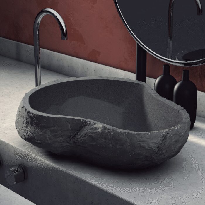 Lavabo Sobre Encimera Akutan 45-50x15 cm de Art and Bath - Imagen 3