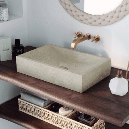 Lavabo Sobre Encimera Dana Mármol Beige