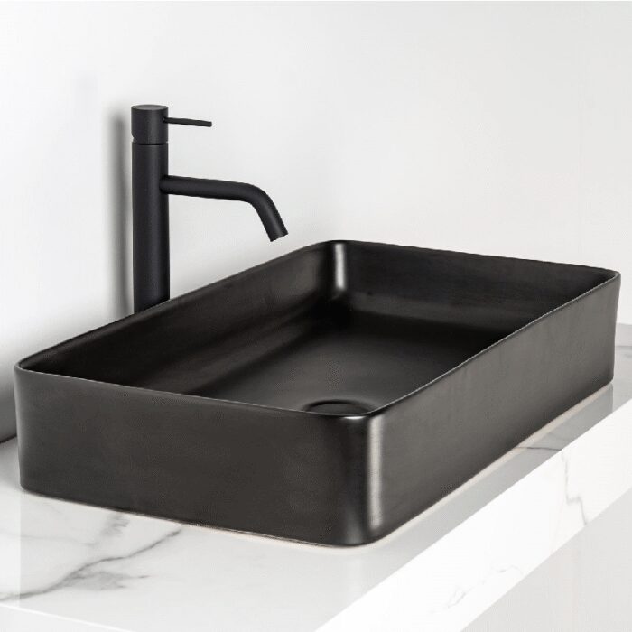 LAVABO SOBRE ENCIMERA FOGO NEGRO