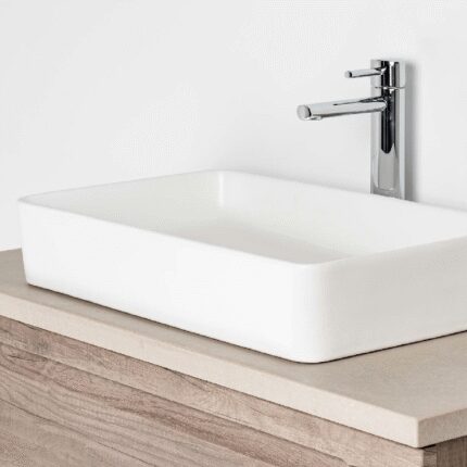 LAVABO SOBRE ENCIMERA FOGO BLANCO MATE