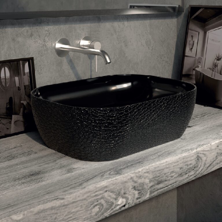 LAVABO SOBRE ENCIMERA NALON NEGRO BRILLO