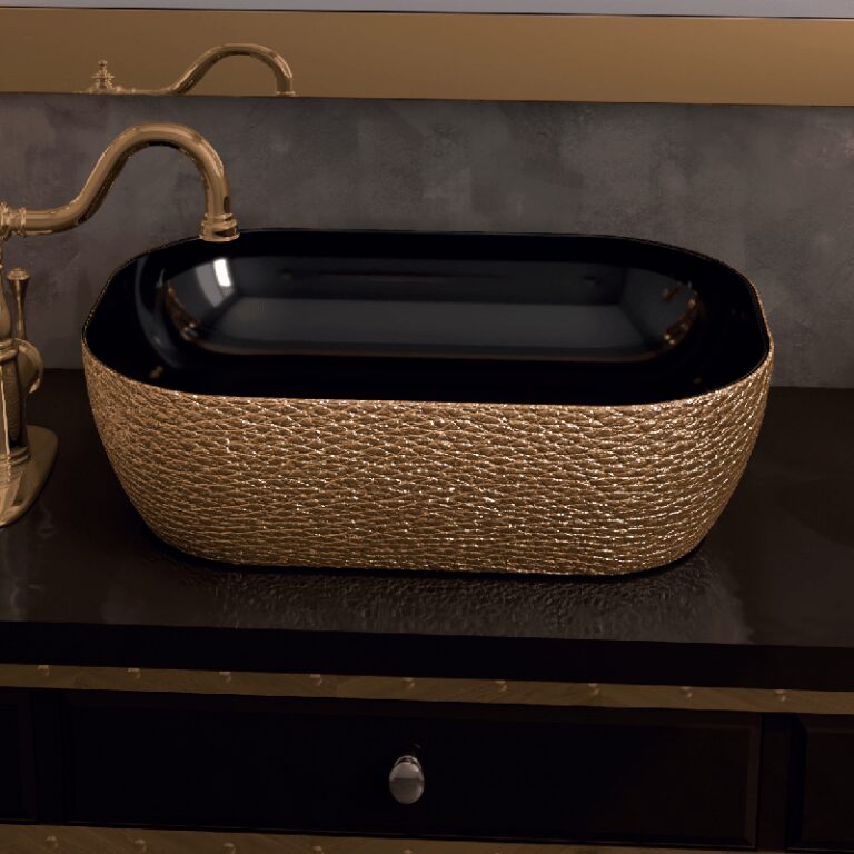 LAVABO SOBRE ENCIMERA NALON ORO BRILLO