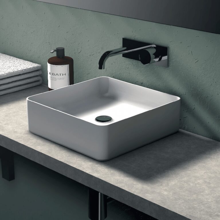 LAVABO SOBRE ENCIMERA SATET BLANCO MATE