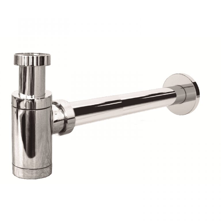 Sifón Botella Redondo Cromado