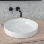 LAVABO SOBRE ENCIMERA ONTARIO BLANCO BRILLO