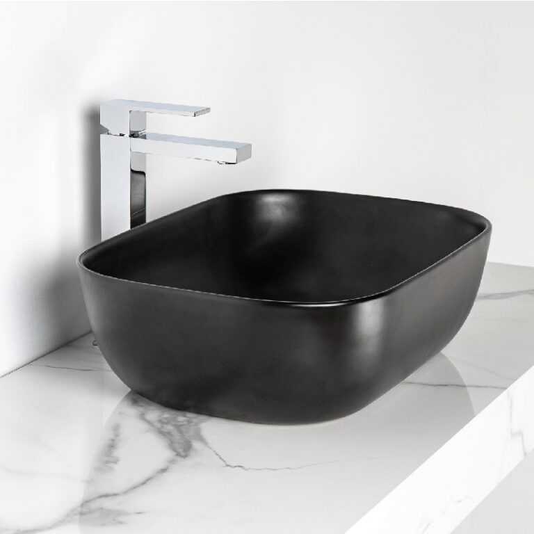 LAVABO SOBRE ENCIMERA HORUS NEGRO MATE