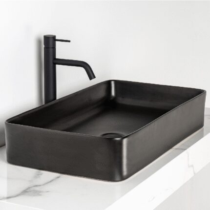 LAVABO SOBRE ENCIMERA FOGO NEGRO
