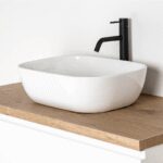 LAVABO SOBRE ENCIMERA HORUS BLANCO BRILLO