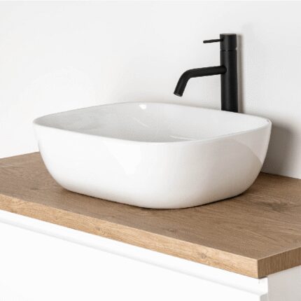 LAVABO SOBRE ENCIMERA HORUS BLANCO BRILLO