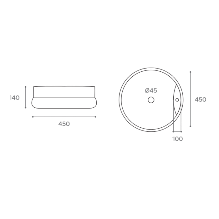 LAVABO SOBRE ENCIMERA ARA MEDIDAS