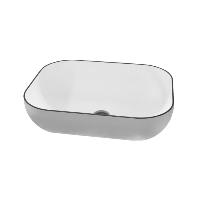 Lavabo Sobre Encimera BEIRA Blanco Brillo 51X40,5X14,5 de Art&Bath - Imagen 2