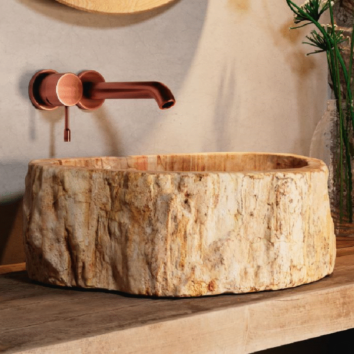 LAVABO SOBRE ENCIMERA PETRA Lavabo Sobre Encimera Petra 45-50x13 cm de Art and Bath - Imagen 1