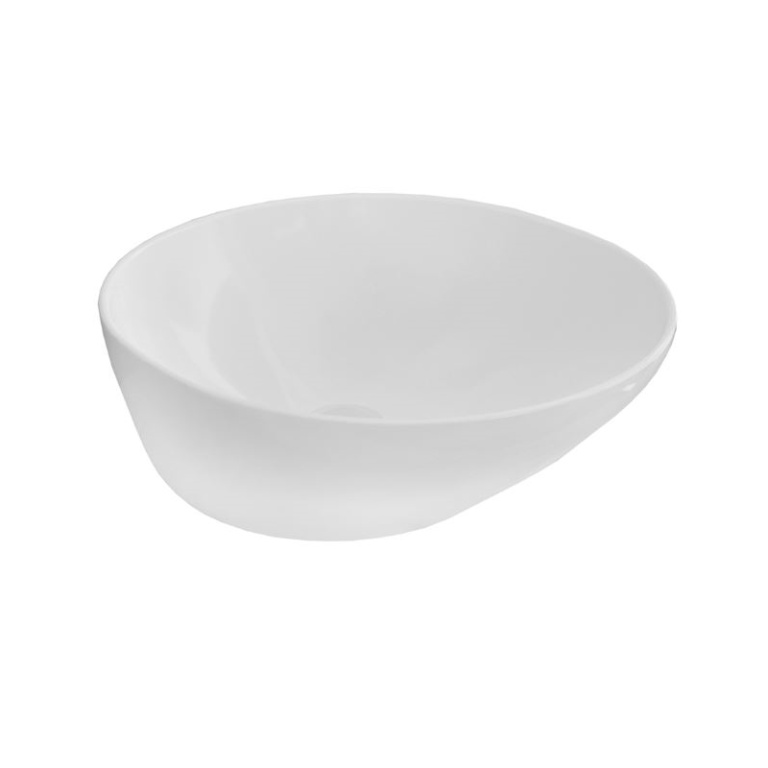 LAVABO SOBRE ENCIMERA SAJA BLANCO BRILLO