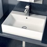 LAVABO SOBRE ENCIMERA LEO BLANCO BRILLO