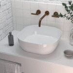 LAVABO SOBRE ENCIMERA OBI BLANCO BRILLO