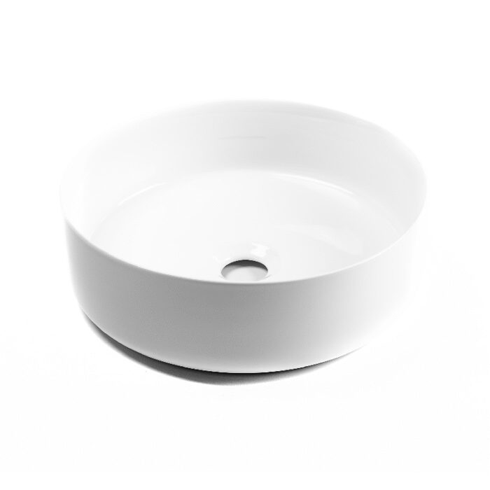 LAVABO SOBRE ENCIMERA OSIRIS BLANCO BRILLO