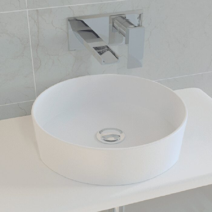 LAVABO SOBRE ENCIMERA OSIRIS BLANCO MATE
