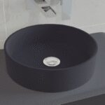 LAVABO SOBRE ENCIMERA OSIRIS NEGRO MATE