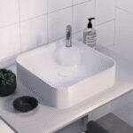 LAVABO SOBRE ENCIMERA YELTES BLANCO BRILLO