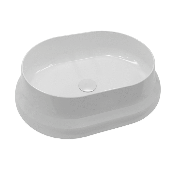 LAVABO SOBRE ENCIMERA CINCA BLANCO BRILLO