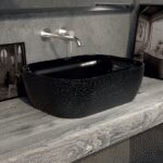 LAVABO SOBRE ENCIMERA NALON NEGRO BRILLO