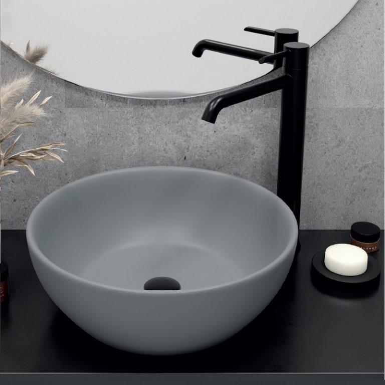 LAVABO SOBRE ENCIMERA ROGUR CEMENTO