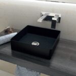 LAVABO SOBRE ENCIMERA SATET NEGRO MATE