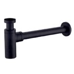 Sifón Botella Redondo Negro Mate