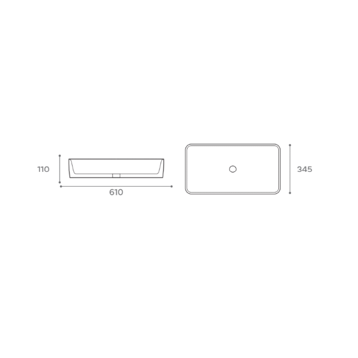 LAVABO SOBRE ENCIMERA FOGO MEDIDAS