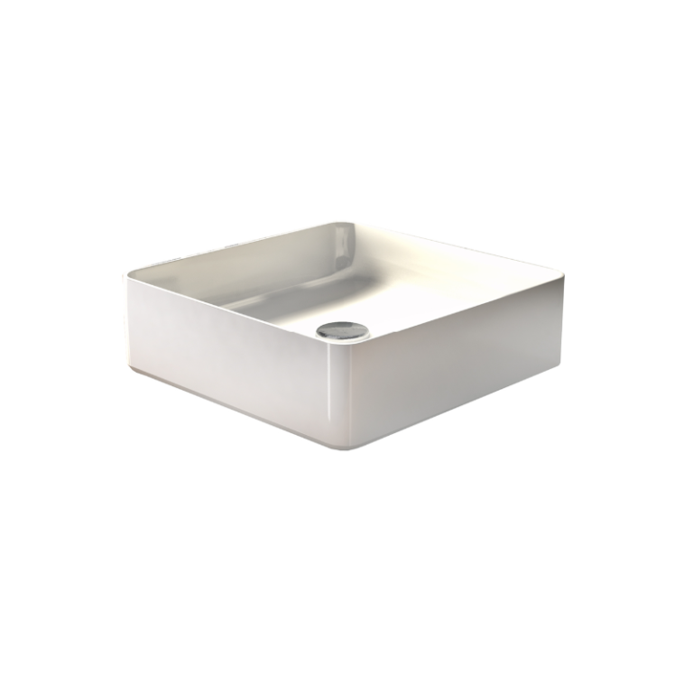 LAVABO SOBRE ENCIMERA SATET BLANCO BRILLO