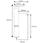 Grifo de lavabo Victor Martí 1921 Caño Alto - Imagen 2