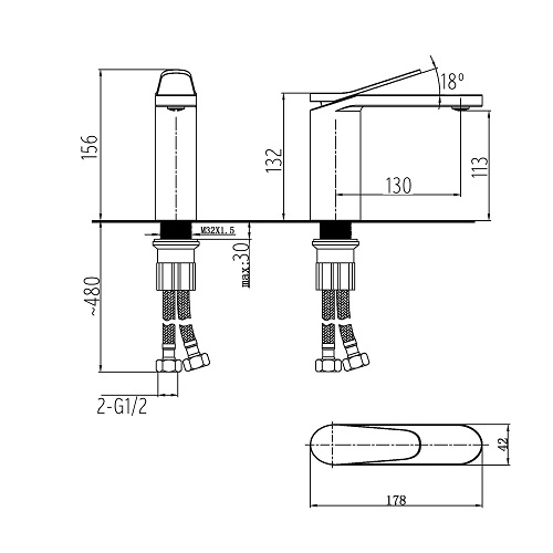 GRIFO LAVABO PRO MEDIDAS