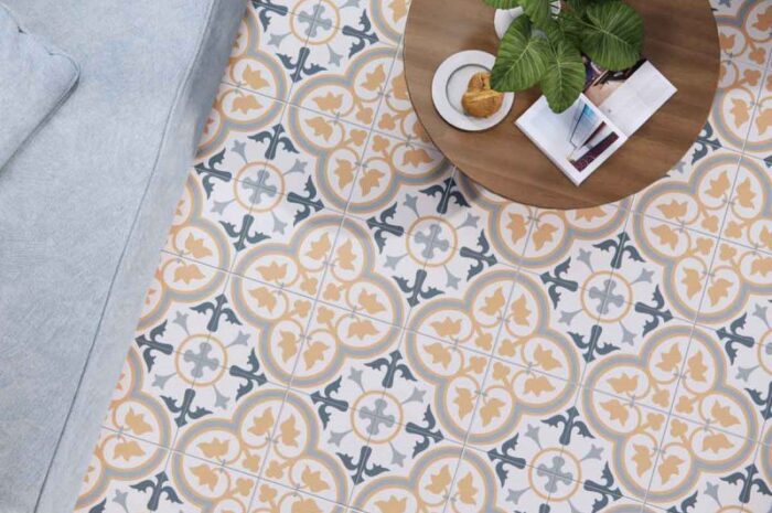 Hampton Beige 45x45 pre-corte de Prissmacer - Imagen 2