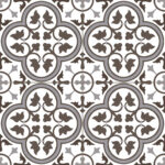 Hampton Grey 45x45 pre-corte de Prissmacer