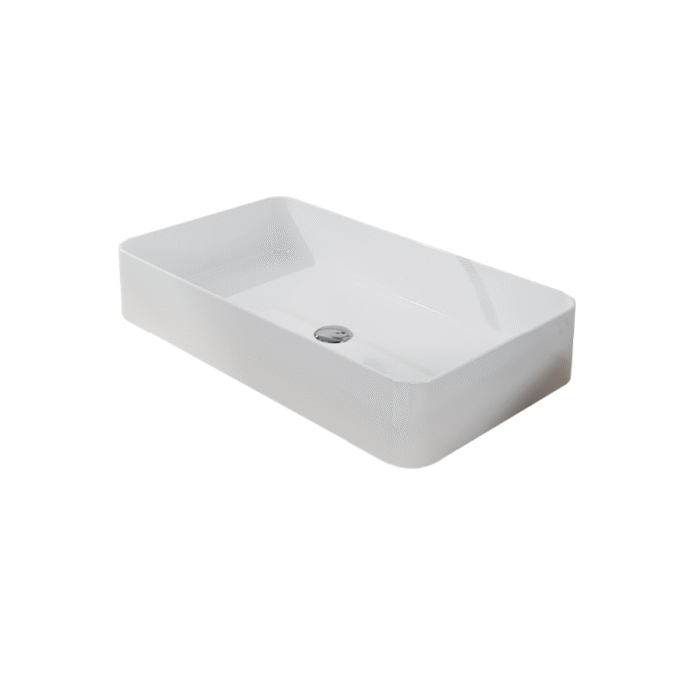 LAVABO SOBRE ENCIMERA FOGO BLANCO BRILLO