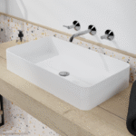 LAVABO SOBRE ENCIMERA FOGO BLANCO BRILLO