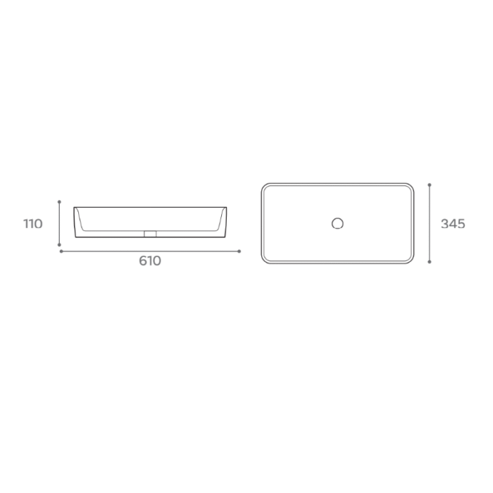 LAVABO SOBRE ENCIMERA FOGO MEDIDAS
