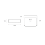 LAVABO SUSPENDIDO EUME MEDIDAS