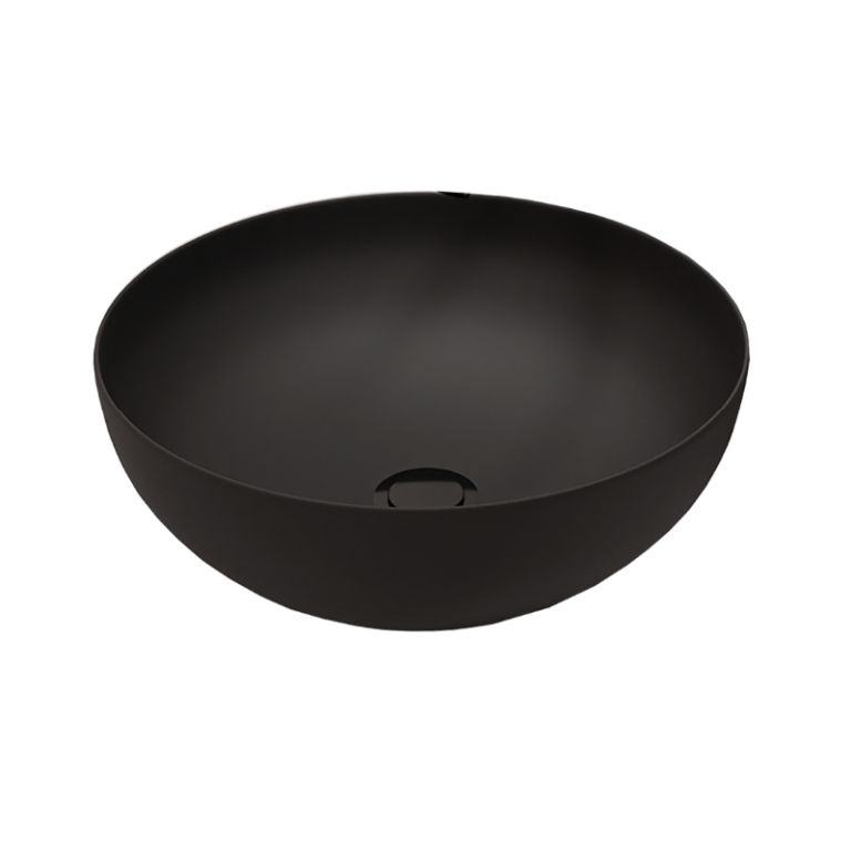 LAVABO SOBRE ENCIMERA BOL NEGRO MATE