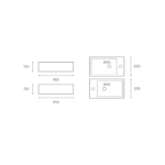 LAVABO SUSPENDIDO PICOLO MEDIDAS