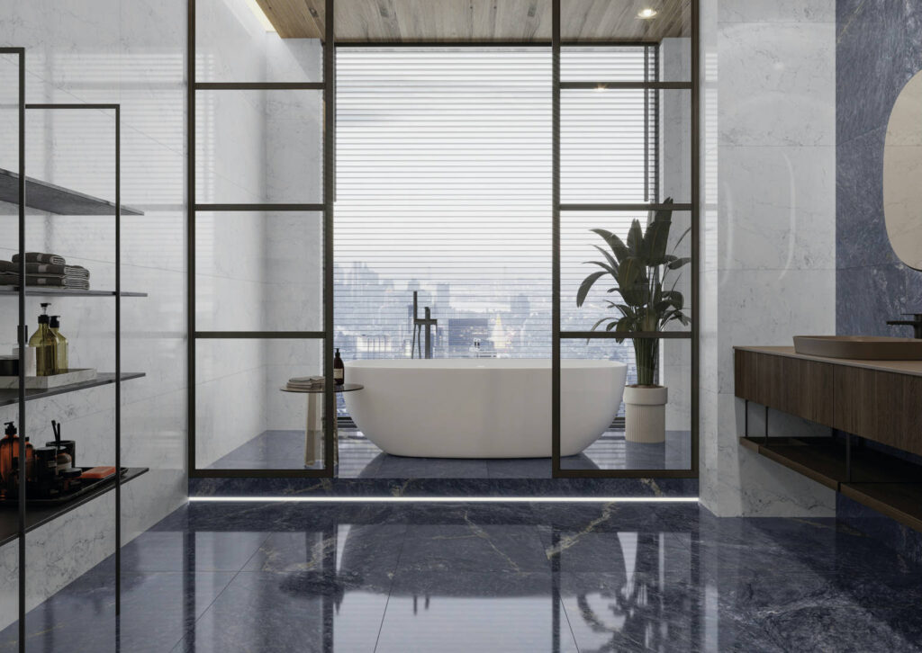 CARRARA NANOTECH GREY 60X120 AMBIENTE NEWKER