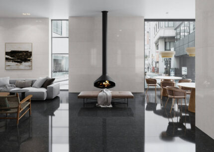 SPACE NANOTECH BLACK 60X120 AMBIENTE NEWKER