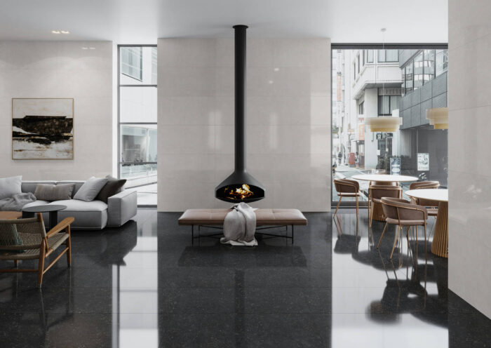 SPACE NANOTECH BLACK 60X120 AMBIENTE NEWKER