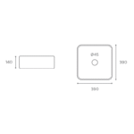 LAVABO SOBRE ENCIMERA ARIA BEIGE