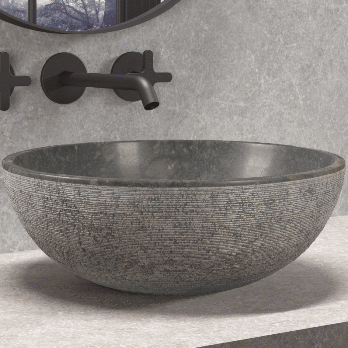 LAVABO SOBRE ENCIMERA TERRANOVA GRIS